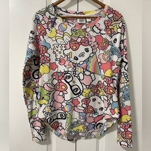 #144-HELLO KITTY- long sleeve graphic shirt